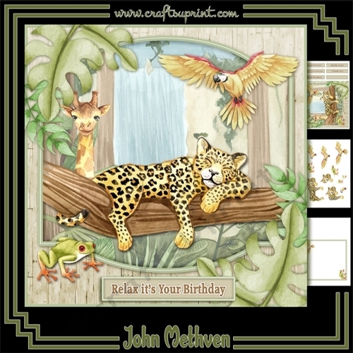 A Snooze In The Jungle 8x8 Mini Kit