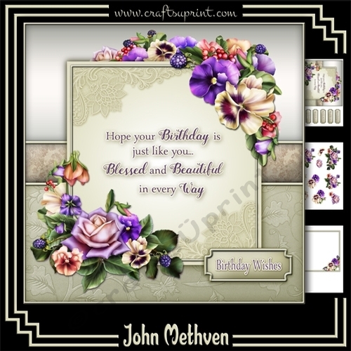 Hope Your Birthday 8x8 Mini Kit