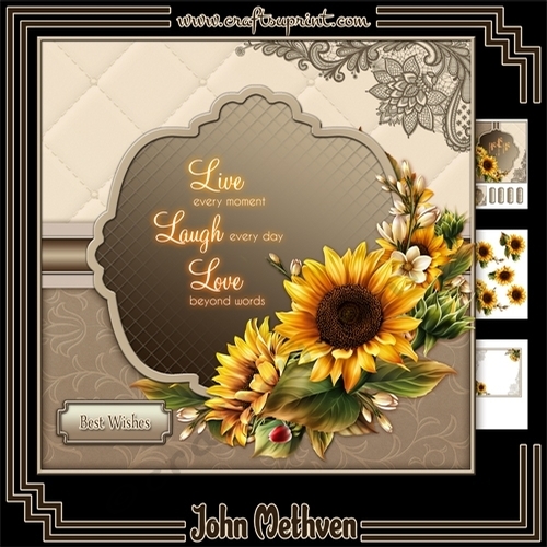 Live, Laugh, Love 8x8 Mini Kit