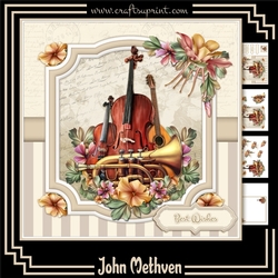 Floral Melody 8x8 4 Page Mini Kit