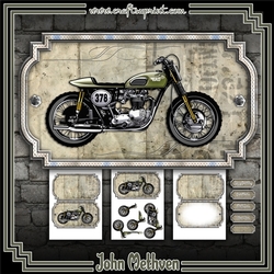 Grunge Bike A5 Shaped Mini Kit