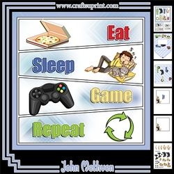 Eat, Sleep, Game, Repeat!