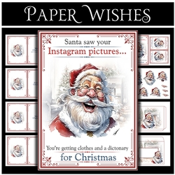 Santa Saw Your Instagram Pictures