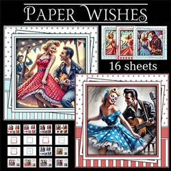 1950s Rock n Roll-Themed Card Pyramage Mini Kit pack