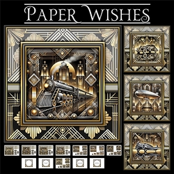 Art Deco 12 page Mini Kit: Timeless Transport Collection