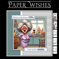 Wine & Whimsy 7x7 Mini Kit – Cheers to Not Counting!