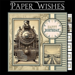 cup1367128_1884 - Full Steam Ahead 7x7 Birthday / Retirement pyramage mini kit a journey to remember