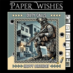 cup1369155_1884 - Duty Calls 7x7 Online Gaming Themed Mini Kit