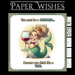 Drink Like a Fish 7x7 Mini Kit – A Splash of Birthday Fun!