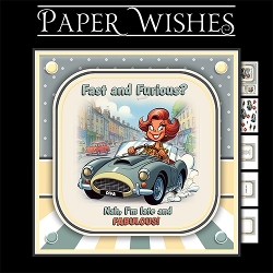 Late and Fabulous Mini Kit – A Fast-Paced Birthday Laugh 7x7 mini kit