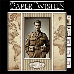 WWII Hero 7x7 Pyramage Mini Kit – Honour, Courage And A Birthday Salute