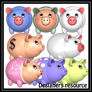 Piggy Bank Set Two