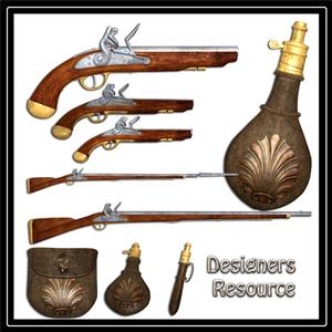 Old Pistol & Rifle