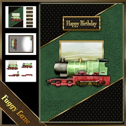 3 Page A5 Train Mini Kit