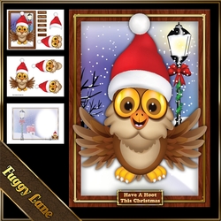 Xmas Hoot 3 Page Mini Kit
