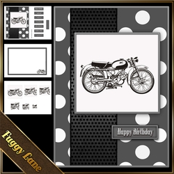 Vintage Motorcycle A5 Mini Kit