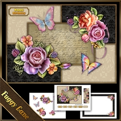 Floral Letters A5 Mini Kit