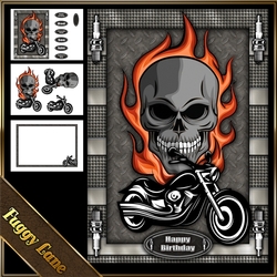 Skulls N Cycles 3 Page Mini Kit