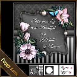 Field Of Flowers 8X8 Mini Kit