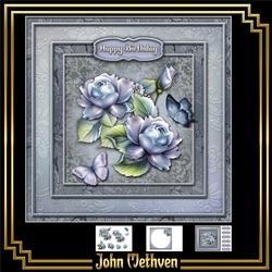 Roses N Butterflies 8x8 Mini Kit