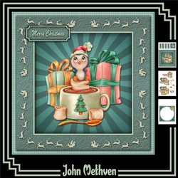 Penguin Christmas 8x8 Mini Kit