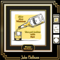 Whiskey 3 Page Decoupage Mini Kit