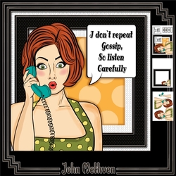 Hot Gossip 8x8 3 page Decoupage Mini Kit