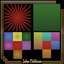 Stripes And Sunbursts Background Pack