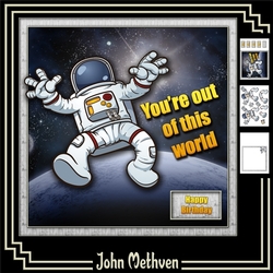 Out of This World 8x8 Decoupage Mini Kit