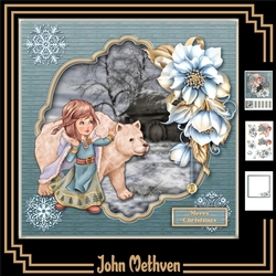 Friends at Christmas 8x8 Mini Kit