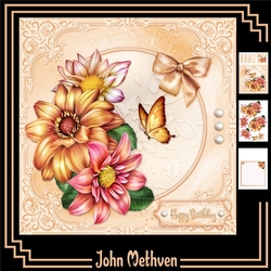 Pearls and Butterflies 8x8 Mini Kit