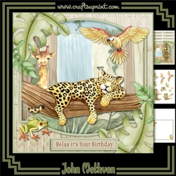 A Snooze In The Jungle 8x8 Mini Kit