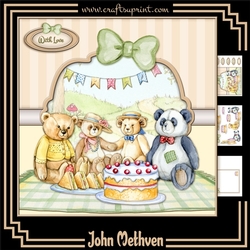 Teddy Bears Picnic 8x8 Mini Kit