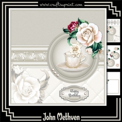 Floral Tea 8x8 Mini Kit