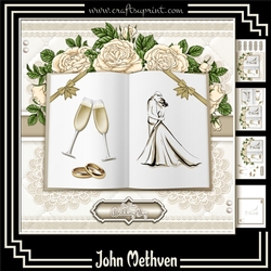 Wedding Book 8x8 4 Page Mini Kit