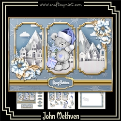 Teddy Christmas A5 Mini Kit