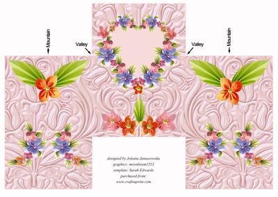 Floral Origami Castle