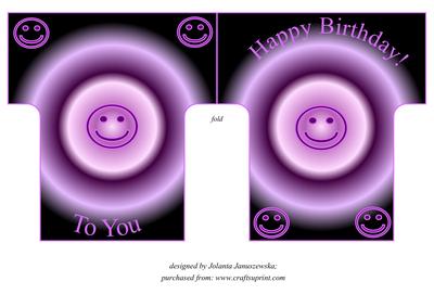 Balck T-shirt Shaped Card