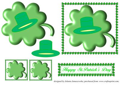 St.patrick's Day Topper and Tags