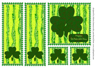 St.partick's Day Topper,bookmarks and Tags
