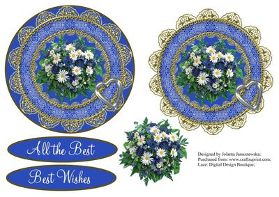 Blue and Gold Wishes