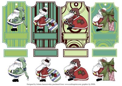Santa Tags