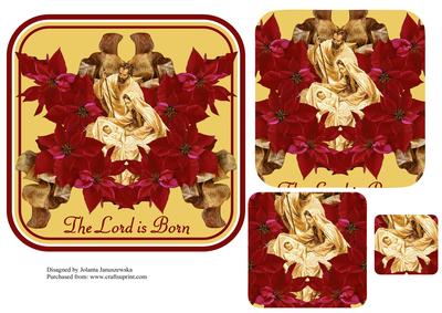 The Lord is Born Square Pyramid