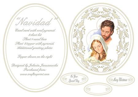 Navidad Easel Card