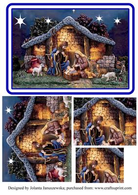 Christmas Scene Topper
