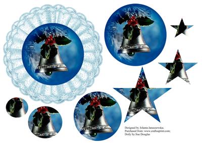 Christmas Bell and Doily