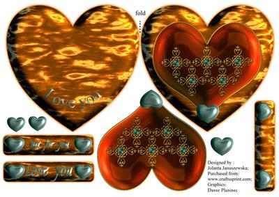 Love You Shaped Card