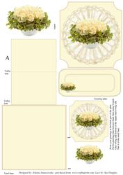 Beige Easel Card
