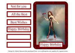Ballerina Happy Birthday 2