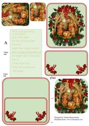 Small Easel Christmas Crib